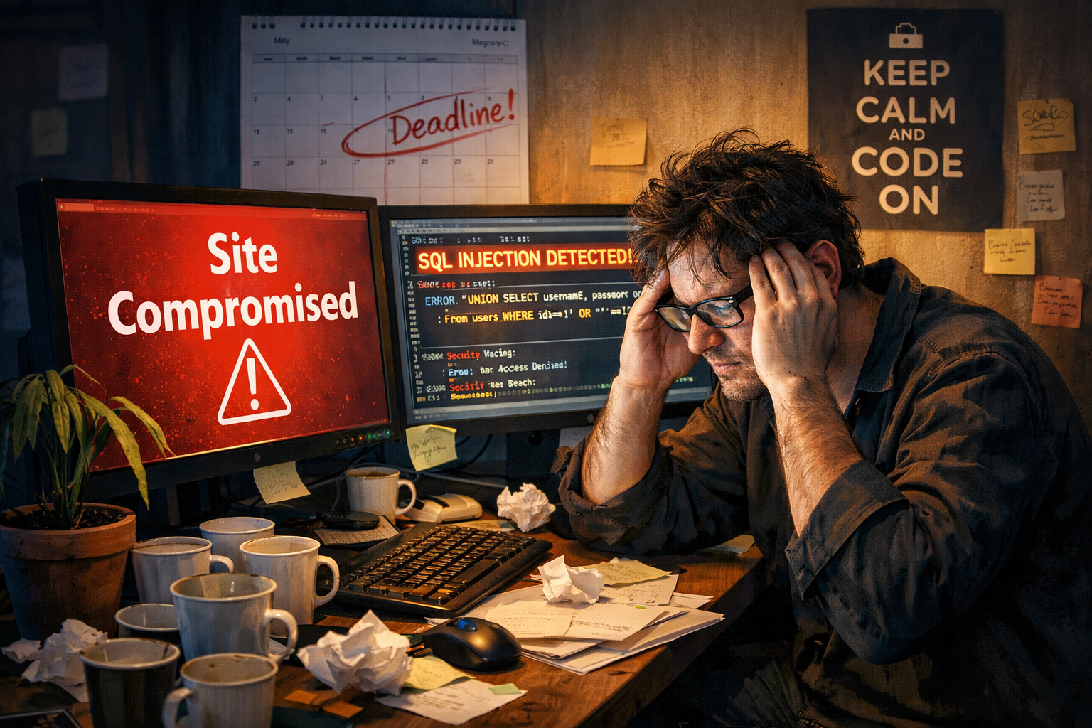 My Site Got Hacked Again...